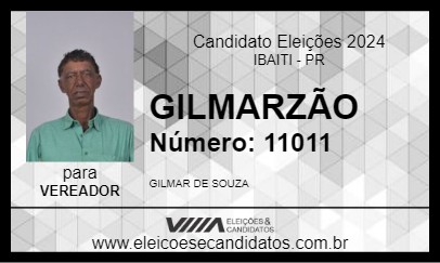 Candidato GILMARZÃO 2024 - IBAITI - Eleições