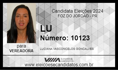 Candidato LU 2024 - FOZ DO JORDÃO - Eleições