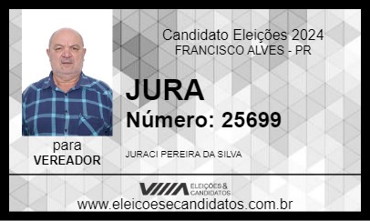 Candidato JURA 2024 - FRANCISCO ALVES - Eleições