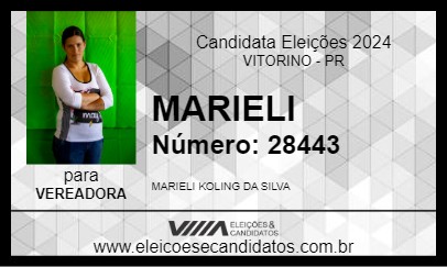 Candidato MARIELI 2024 - VITORINO - Eleições