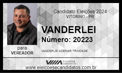 Candidato VANDERLEI 2024 - VITORINO - Eleições