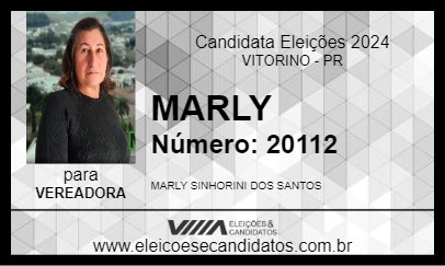 Candidato MARLY 2024 - VITORINO - Eleições