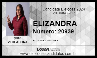 Candidato ELIZANDRA 2024 - VITORINO - Eleições