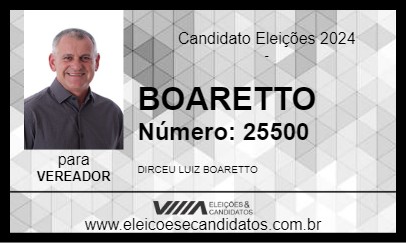 Candidato BOARETTO 2024 - PATO BRANCO - Eleições