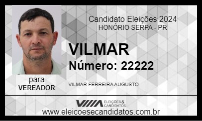 Candidato VILMAR  2024 - HONÓRIO SERPA - Eleições