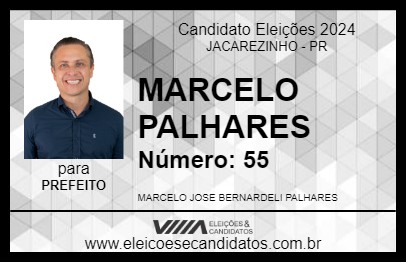 Candidato MARCELO PALHARES 2024 - JACAREZINHO - Eleições