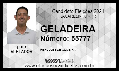 Candidato GELADEIRA 2024 - JACAREZINHO - Eleições