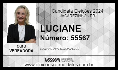 Candidato LUCIANE 2024 - JACAREZINHO - Eleições