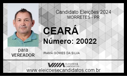 Candidato CEARÁ 2024 - MORRETES - Eleições