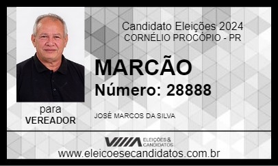 Candidato MARCÃO 2024 - CORNÉLIO PROCÓPIO - Eleições