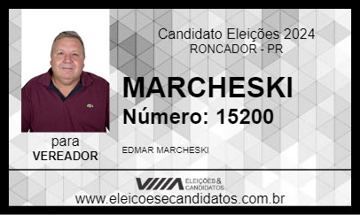 Candidato MARCHESKI 2024 - RONCADOR - Eleições