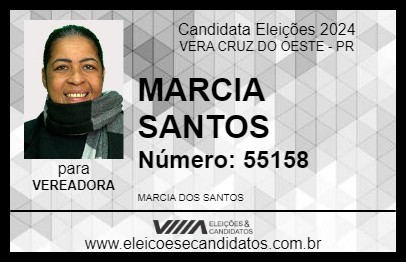 Candidato MARCIA SANTOS 2024 - VERA CRUZ DO OESTE - Eleições