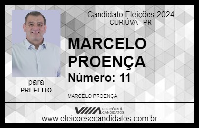 Candidato MARCELO PROENÇA 2024 - CURIÚVA - Eleições