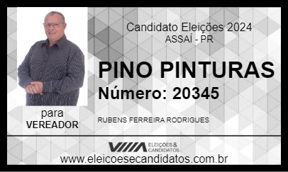 Candidato PINO PINTURAS 2024 - ASSAÍ - Eleições