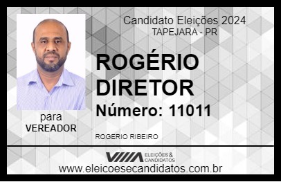 Candidato ROGÉRIO DIRETOR 2024 - TAPEJARA - Eleições