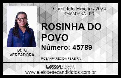 Candidato ROSINHA DO POVO 2024 - TAMARANA - Eleições