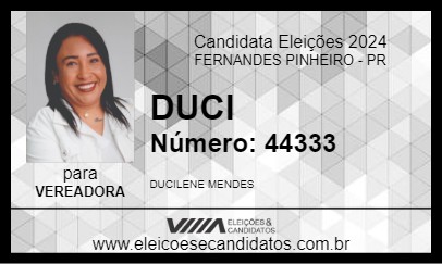 Candidato DUCI 2024 - FERNANDES PINHEIRO - Eleições