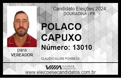 Candidato POLACO CAPUXO 2024 - DOURADINA - Eleições