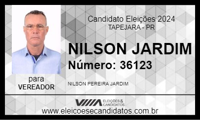 Candidato NILSON JARDIM 2024 - TAPEJARA - Eleições