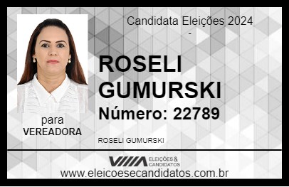 Candidato ROSELI GUMURSKI 2024 - IMBITUVA - Eleições