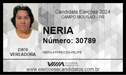 Candidato NERIA 2024 - CAMPO MOURÃO - Eleições