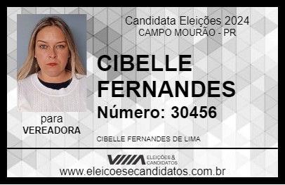 Candidato CIBELLE FERNANDES 2024 - CAMPO MOURÃO - Eleições