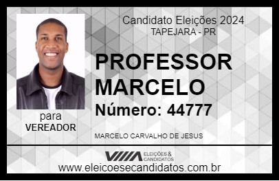 Candidato PROFESSOR MARCELO 2024 - TAPEJARA - Eleições