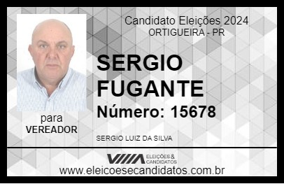 Candidato SERGIO FUGANTE 2024 - ORTIGUEIRA - Eleições