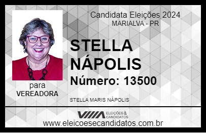 Candidato STELLA NÁPOLIS 2024 - MARIALVA - Eleições