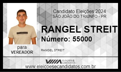 Candidato RANGEL STREIT 2024 - SÃO JOÃO DO TRIUNFO - Eleições