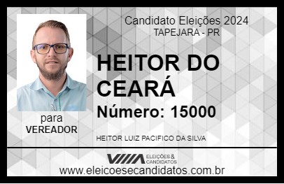 Candidato HEITOR DO CEARÁ 2024 - TAPEJARA - Eleições