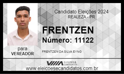 Candidato FRENTZEN 2024 - REALEZA - Eleições