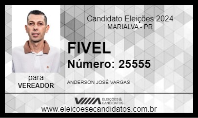 Candidato FIVEL 2024 - MARIALVA - Eleições