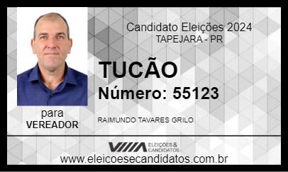 Candidato TUCÃO 2024 - TAPEJARA - Eleições