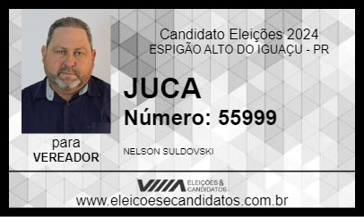 Candidato JUCA 2024 - ESPIGÃO ALTO DO IGUAÇU - Eleições