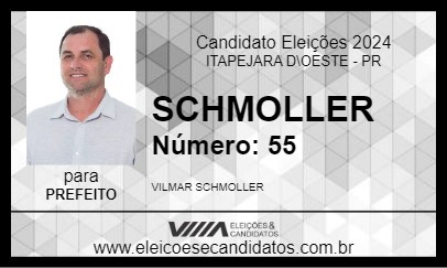 Candidato SCHMOLLER 2024 - ITAPEJARA D\OESTE - Eleições