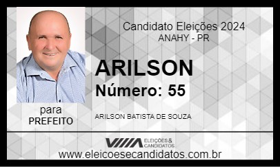 Candidato ARILSON 2024 - ANAHY - Eleições