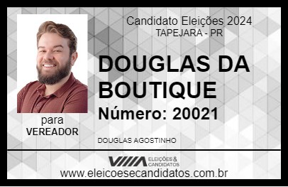 Candidato DOUGLAS DA BOUTIQUE 2024 - TAPEJARA - Eleições