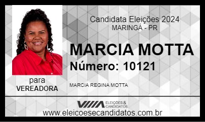 Candidato MARCIA MOTTA 2024 - MARINGÁ - Eleições