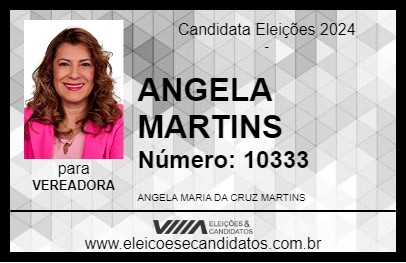 Candidato ANGELA MARTINS 2024 - MARINGÁ - Eleições