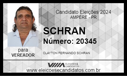 Candidato SCHRAN 2024 - AMPÉRE - Eleições