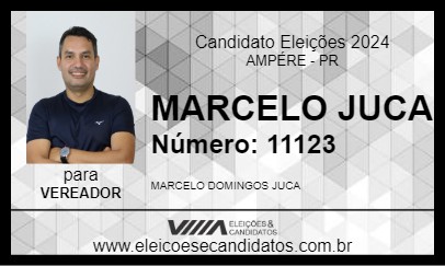 Candidato MARCELO JUCA 2024 - AMPÉRE - Eleições