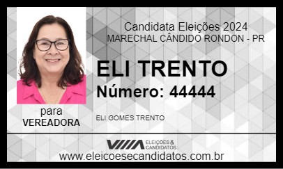 Candidato ELI TRENTO 2024 - MARECHAL CÂNDIDO RONDON - Eleições