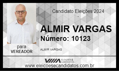 Candidato ALMIR VARGAS 2024 - AMPÉRE - Eleições