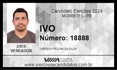 Candidato IVO 2024 - MORRETES - Eleições