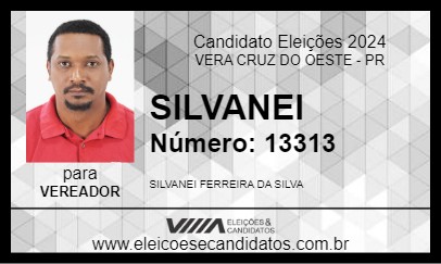 Candidato SILVANEI 2024 - VERA CRUZ DO OESTE - Eleições