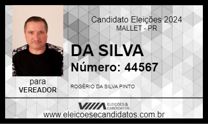 Candidato DA SILVA 2024 - MALLET - Eleições