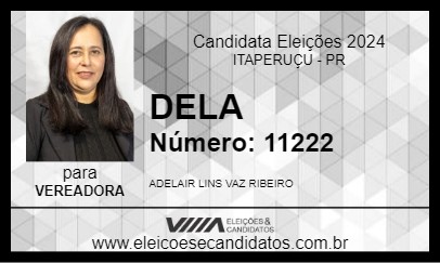 Candidato DELA 2024 - ITAPERUÇU - Eleições