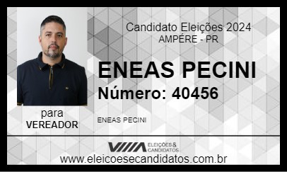 Candidato ENEAS PECINI 2024 - AMPÉRE - Eleições