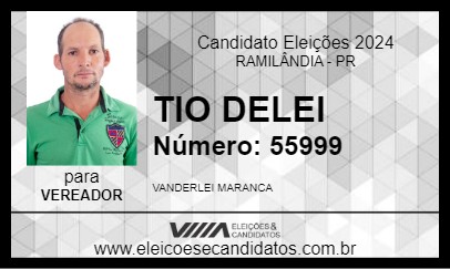 Candidato TIO DELEI 2024 - RAMILÂNDIA - Eleições